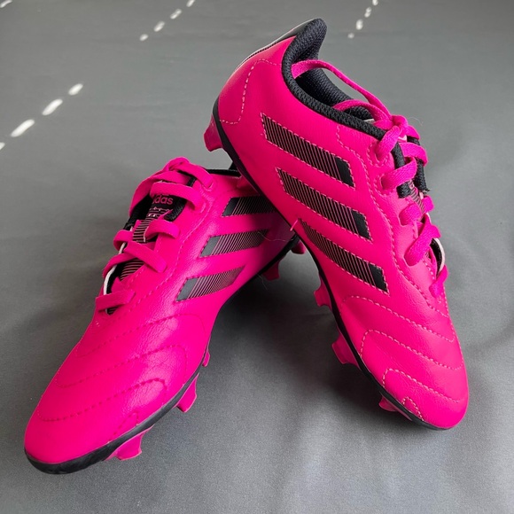 adidas Other - Adidas Kids Soccer Cleats Size 13K Hot Pink Black Shoes GW6163